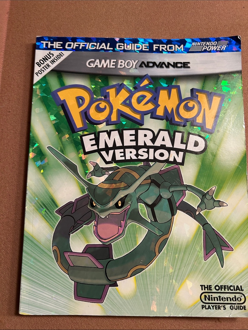 Nintendo Pokémon Emerald Version Game Boy Advance Official Guide - Green